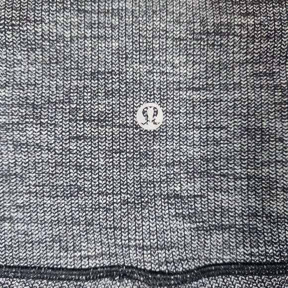 Lululemon Wunder Under High-rise Gray & Black Leggings Size 6 - Picture 3 of 7